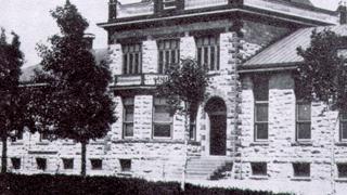 Vintage image of Brown Hall